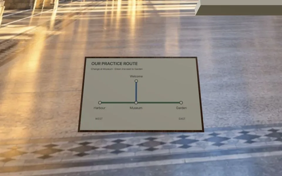 纽约 · 找对线,问换乘 · 3D 课堂实景